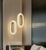 Stello Halo Pendant Light   Textured Oval Loop in Gold Finish