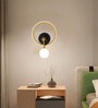 Stello Halo Ring LED Wall Light with Gold Accents