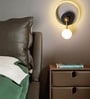 Stello Halo Ring LED Wall Light with Gold Accents