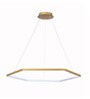 Stello HexaGlow Modern LED Chandelier   80cm Dia