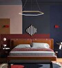 Stello HexaGlow Modern LED Chandelier   80cm Dia