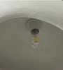 Stello Minimalist Dome Pendant Light in Textured White Finish