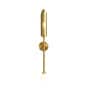 Stello Modern Minimalist Sword-Style Wall Light in Brushed Gold