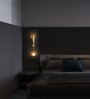 Stello Modern Minimalist Sword-Style Wall Light in Brushed Gold