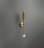 Stello Modern Minimalist Sword-Style Wall Light in Brushed Gold