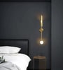 Stello Modern Minimalist Sword-Style Wall Light in Brushed Gold
