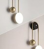 Stello Orbital Balance Wall Light   Modern Gold Accent Light