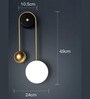 Stello Orbital Balance Wall Light   Modern Gold Accent Light