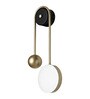 Stello Orbital Balance Wall Light   Modern Gold Accent Light
