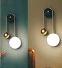 Stello Orbital Balance Wall Light   Modern Gold Accent Light