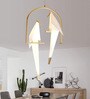 Stello Origami Bird Pendant Light   Artistic Dual Suspension Fixture