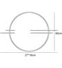 Stello Solaris Circle Wall Light   Modern Geometric LED Fixture