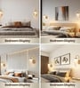 Stello Spiral Drape Wall Light   Artistic Gold LED Fixture