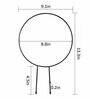 Stem Stalks Vines Set of 4 BlackMetal Plant Stand