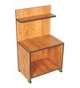 Step Up Side Table In Teak Finish Step Up Side Table In Teak Finish