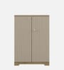 Stepnest Shoe Cabinet In Santana Oak & Bamboo Flute Finish