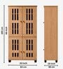 Stepup Shoe Rack In Santano Oak Finish