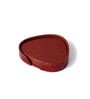 Sterling Maroon Recycled leather (Set of 6) Coasters