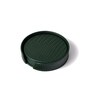 Sterling Round GreenRecycled leather (Set of 6) Coasters