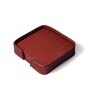 Sterling Maroon Recycled leather (Set of 6) Coasters