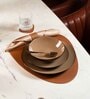 Sterling Brown Recycled leather 1 Piece Placemat