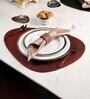Sterling Dark Brown Recycled leather 1 Piece Placemat