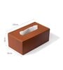 Sterling Brown Recycled leather Tissue Paper Box