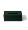 Sterling Green Recycled leather Tissue Paper Box