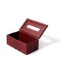Sterling MaroonRecycled leather Tissue Paper Box