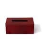 Sterling MaroonRecycled leather Tissue Paper Box