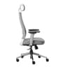 Sthira Pro Office Chair with Seat Slider & Adjustable Lumbar Support in White Colour