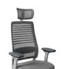 Sthira Pro Office Chair with Seat Slider & Adjustable Lumbar Support in White Colour