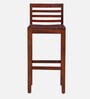 Stigen Sheesham Wood Bar Stool In Scratch Resistant Honey Oak Finish