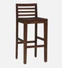 Stigen Sheesham Wood Bar Stool In Provincial Teak Finish