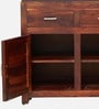 Stigen Sheesham Wood Cabinet In Honey Oak Finish