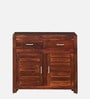 Stigen Sheesham Wood Cabinet In Honey Oak Finish