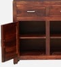 Stigen Sheesham Wood Cabinet In Honey Oak Finish