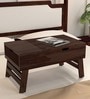 Stigen Sheesham Wood Portable Table In Scratch Resistant Provincial Teak Finish