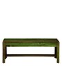 Stigen Solid Wood Bench in Spring Green Finish