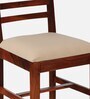 Stigen Sheesham Wood Dining Chair In Honey Oak Finish (Set Of 2)