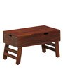 Stigen Sheesham Wood Portable Table In Scratch Resistant Honey Oak  Finish