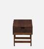 Stigen Sheesham Wood Portable Table In Scratch Resistant Provincial Teak Finish