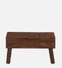 Stigen Sheesham Wood Portable Table In Scratch Resistant Provincial Teak Finish
