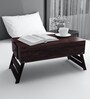 Stigen Sheesham Wood Portable Table in Warm Chestnut Finish