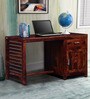 Stigen Sheesham Wood Writing Table in Honey Oak Finish