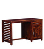 Stigen Sheesham Wood Writing Table in Honey Oak Finish