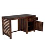 Stigen Sheesham Wood Writing Table In Provincial Teak Finish