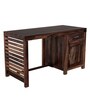 Stigen Sheesham Wood Writing Table In Provincial Teak Finish