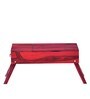 Stigen Solid Wood Portable Table in Spicy Red Finish