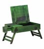 Stigen Solid Wood Portable Table in Spring Green Finish